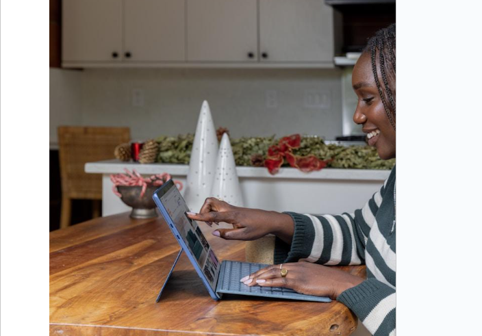 Businesswoman learning the elements of a self-service knowledge base