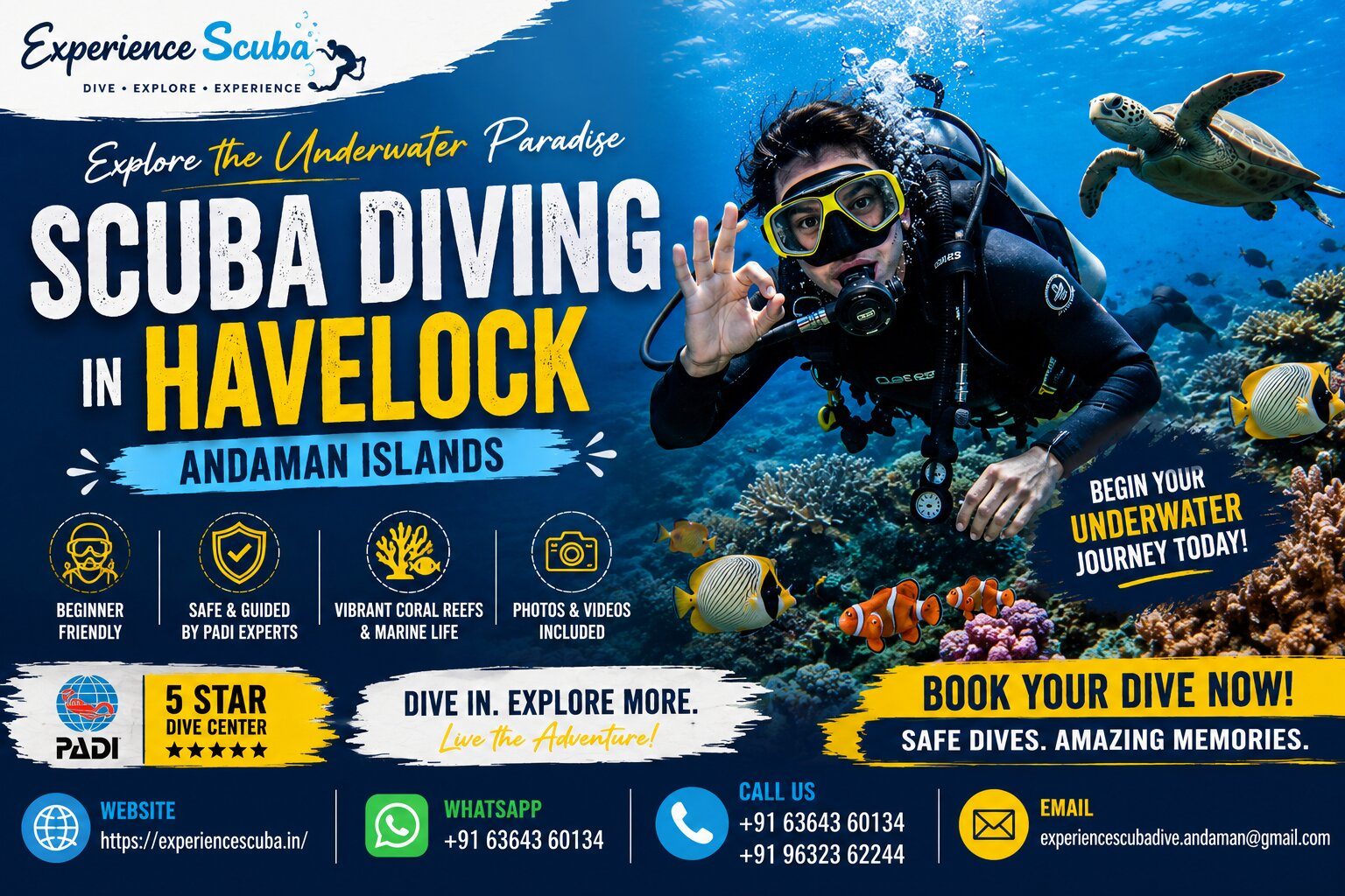 Scuba Diving in Havelock | Complete Guide to Scuba Diving in Andaman
